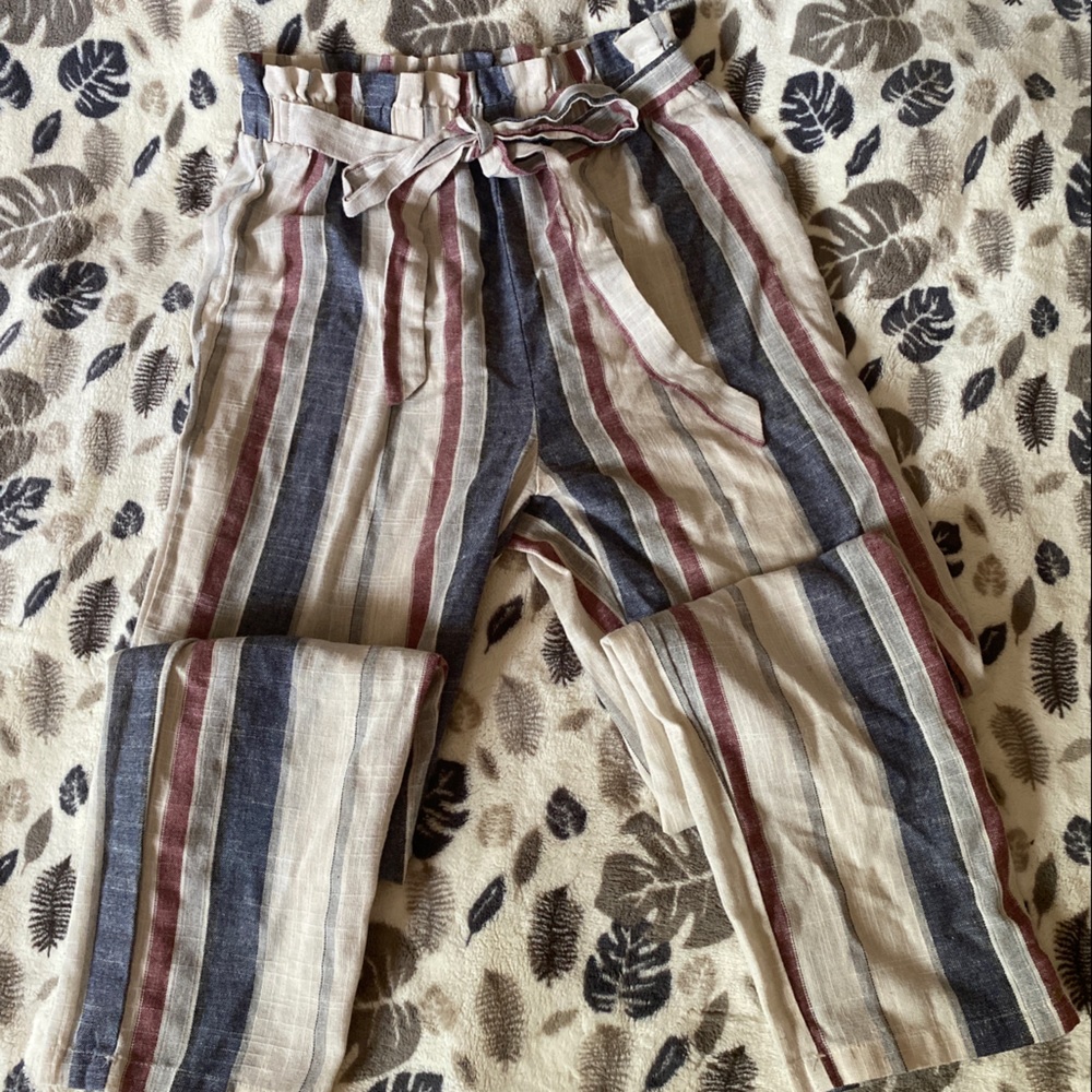 Vertical Striped Pants